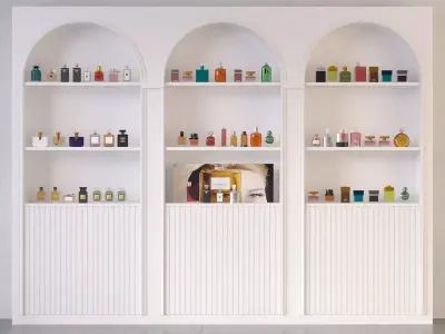 PERFUME COLLECTION SHELVES A 3D model