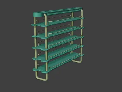 SCI-FI LAB SHELF 3D model