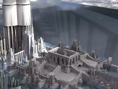 Holy trinity city 2 3D model