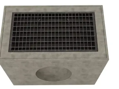 Concrete Drain Inlet 3D model
