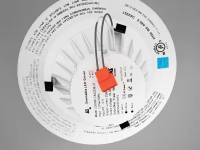 LED Downlight 9W 3D 3D model