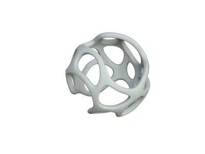 SciFi Cube Object No 38797 Low Poly Shape Texture