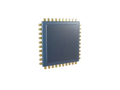 Chip Icon v1 002 Low-poly 3D model