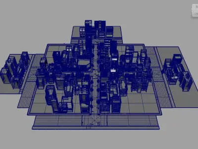 City Town 3D model