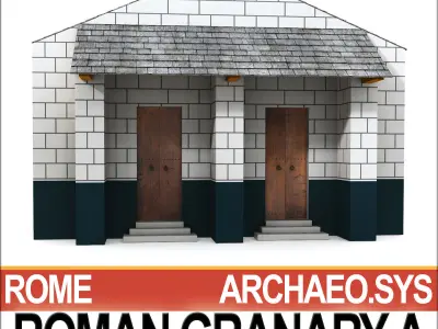 Roman Granary A 3D model
