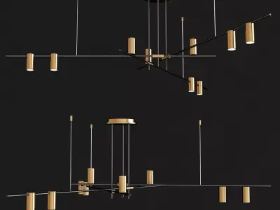 Tribes Chandelier Lightology 3d model Low-poly 3D model