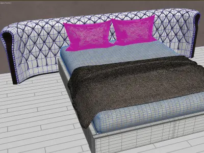 Daytona bed 3D model