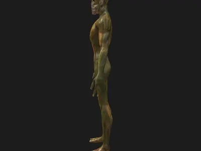 Alien Creature  Low-poly 3D model