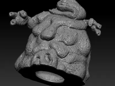Twilight Zone Doomsday Creature 3D print model