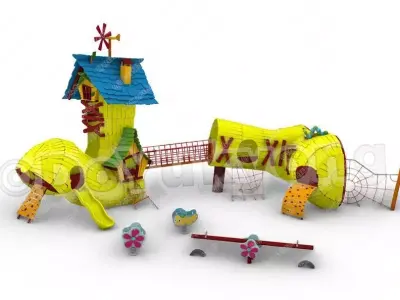 Giant Boots Playground 3D model