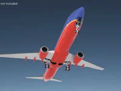  Southwest Airlines Boeing 737-900 with Interior Rigged 