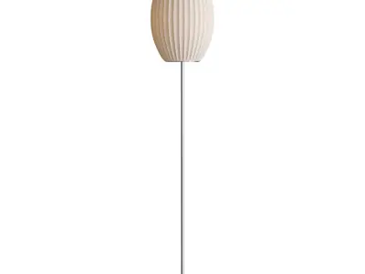Bubble Lotus Floor Lamp Herman Miller Nelson Cigar 3D model