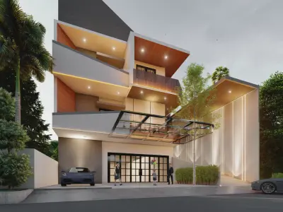 Modern House Lumion and Sketchup Scene 3D model