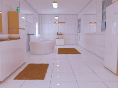 bathroom interior 2 3D model