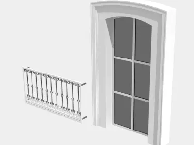 Classic Window 3D model