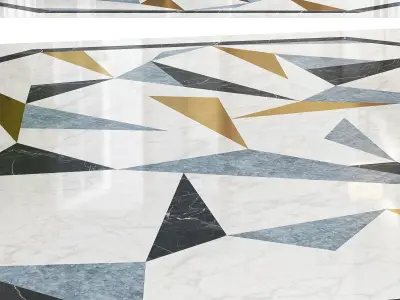 RJ Easy Design Marble Floor 01 3D model