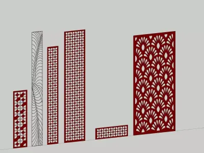 3D AND 2D PATTER JALI FILE 3D model