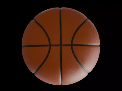 Classic basketball 3D model