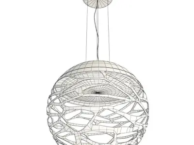 Kelly Sphere Pendant Lamp Studio 3D model