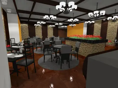 HOTEL STRAWBERRY PARK  3D model