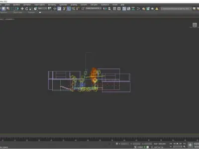 White  exterior night and day  3D model