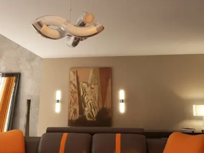 Modern Pendant Lamp 3D model