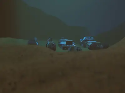 Scifi City Kitbash Building 3D model