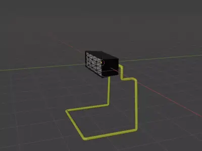 standing work light Free 3D model