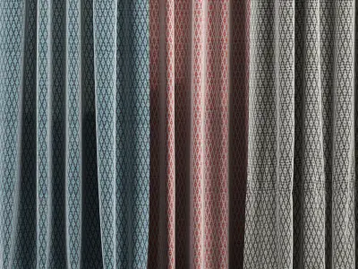 Curtain Set 30 3D model