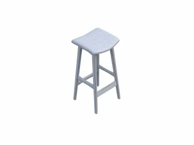 Barchair 3D model