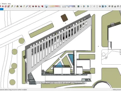 Sketchup School and University K7 3D model