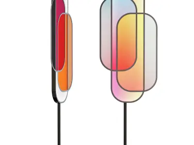 roche bobois chroma floor lamp 3D model