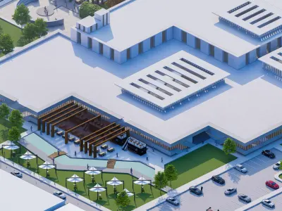 Entertainment Cultural Center 3D model