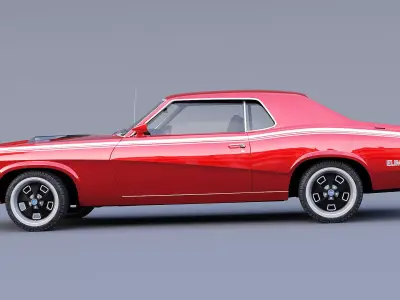1970 Mercury Cougar Eliminator 3D model