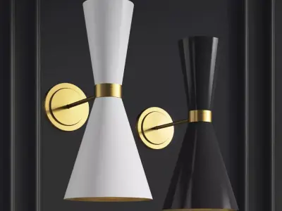 Sconce Delightfull Cairo Bra Wall Light 3D model