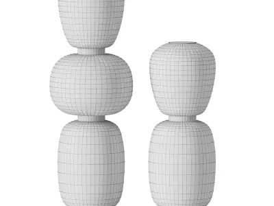 Kace Triple StackTable Lamp 3D model