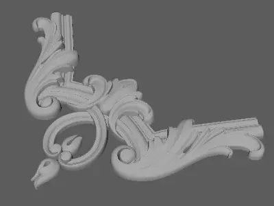 Decor for furniture doors 3D model