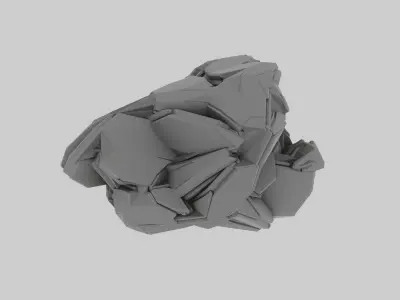 Scifi hard surface kitbash 3D model