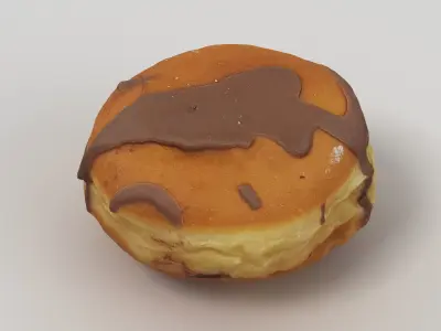 Donut 002 Low-poly 3D model