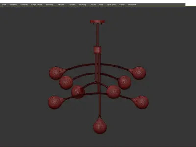 Marble Plafonds Low-poly 3D model