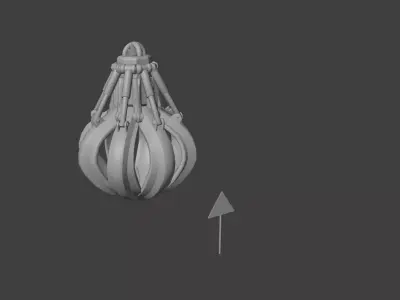 Chernobyl reactor Claw 3D model