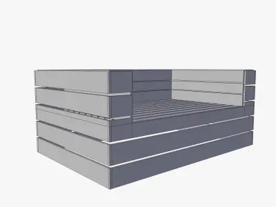 Street sofa 3D model