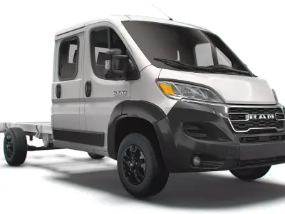 RAM Promaster Chassis Truck Crew Cab 4035 WB XL 2023 3D model