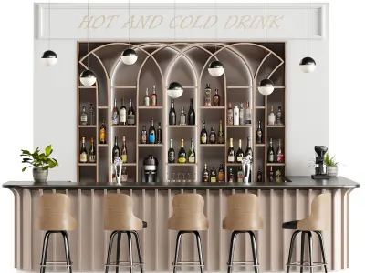 Bar 19 Hotel bar 3D model