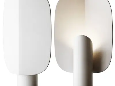 SUN FLOWER TABLE LAMP 3D model