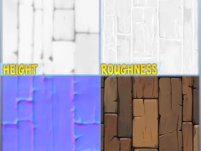 Stylized Wood Floor Seamless Texture Texture shop