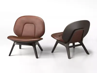1780 Poi Lounge Chair 3D model
