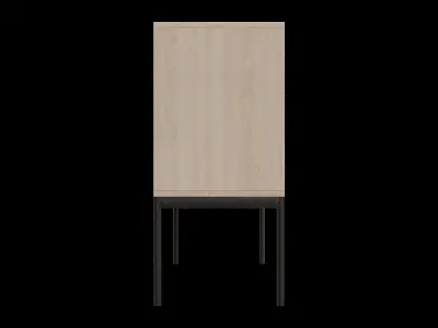 Light Wood Sideboard 3D model