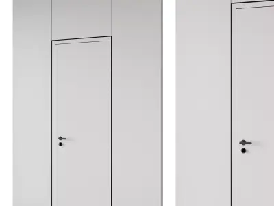 Door set 13 3D model