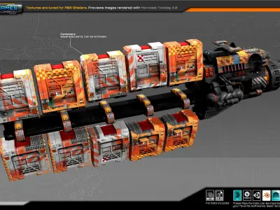 FEDERATION Freighter GB2 Low-poly 3D model